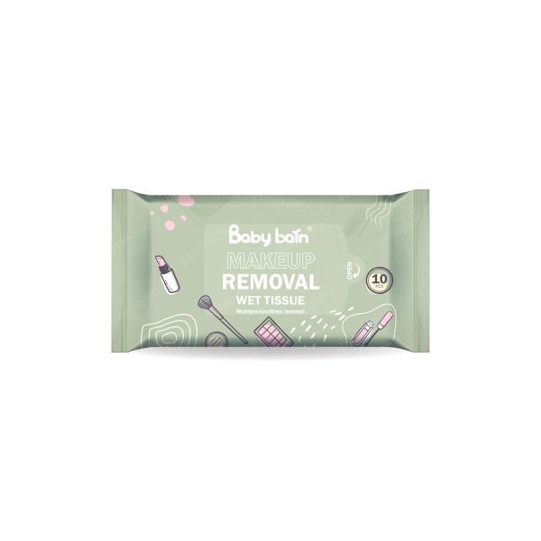 Buy cheap Individual Package Facial Wet Makeup Remover Wipes Private Label OEM from wholesalers