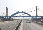 Portable Railroad Steel Truss Bridge Temporary Simple Structure Supporting Light