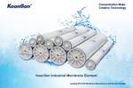 Brackish Water Reverse Osmosis Membrane Element 40 Inches For Desalination