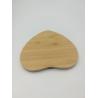 Buy cheap Dual USB Bamboo Heart Shape 10W fast Charging Portable Wireless Charger 9V 2-3A from wholesalers