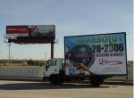 SMD5050 Led Mobile Billboard P10 / full color truck outdoor advertising led
