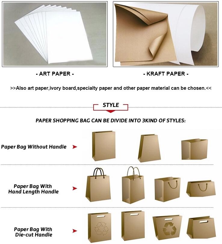Luxury Matte Black Shopping Paper Bag UV Clothing Packaging