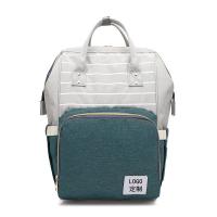 Buy cheap Nylon Striped Waterproof Diaper Backpack 38*19*46CM product
