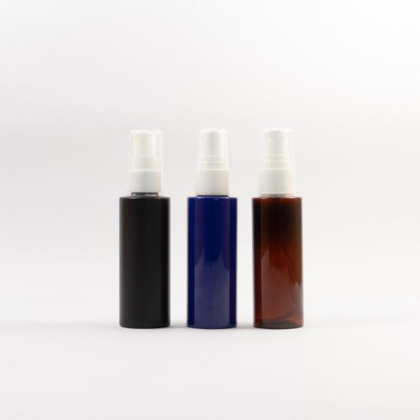 Buy cheap Amber 30ml 40ml Cylinder Plastic Bottle With Sprayer Lotion Pump from wholesalers