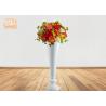 Buy cheap Three Size Glossy White Fiberglass Pot Planters Flower Planters Floor Vases from wholesalers