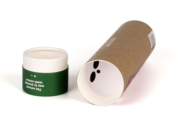 Damp Proof Craft Paper Tube Packaging All Color Printing Customized