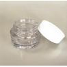 Buy cheap 15g Luxury White Face Cream Containers Round Double Cosmetic Acrylic Jar from wholesalers
