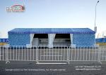 Customized Size Outdoor Event Tents Blue Camouflage Sidewall Airshow Event