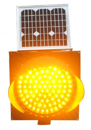 Buy cheap Yellow Flashing Solar Traffic Warning Light Anti High Temperature 300mm For Road Safety from wholesalers