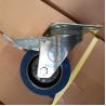 Buy cheap 8 Inch Blue Bolt Hole Swivel Rubber Rigid Caster Thermoplastic 400kg With Brake from wholesalers