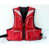 Buy cheap Durable Fashion 4 Pockets 420D Nylon Polyester PVC Foam Adult Fishing Life Jacket 100N from wholesalers