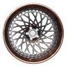 Buy cheap Customized wheel brushed bronze polished forged wheels 3 piece deep dish rims for benz from wholesalers