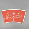 Buy cheap Eco-friendly PE Coated Paper Cup Fan With 6 Colors Flexo Printing from wholesalers