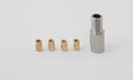 Nickel Plating Aluminum CNC Prototype Customized 6063 Steel Turned Parts