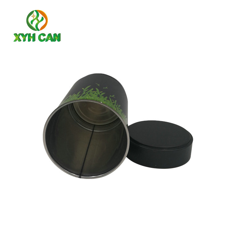 Tea Tin Can Dome Lid Metal Tinplate Special Tea Tins Packaging For Bulk Packaging