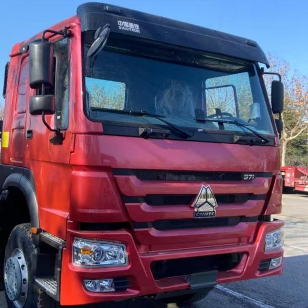 Euro 2 Diesel Engine HOWO 6X4 371HP Dump Truck 10 Wheels 21-30 Tons Loading