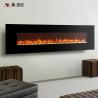 Buy cheap 72inch Black Fan-Forced Wall Mount Electric Fireplace 1500Watt Heater Orange Flame from wholesalers