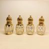 Buy cheap 8ml Electroplating Carved Essential Oil Roller Bottle Perfume Packing Golden Crown Cover from wholesalers