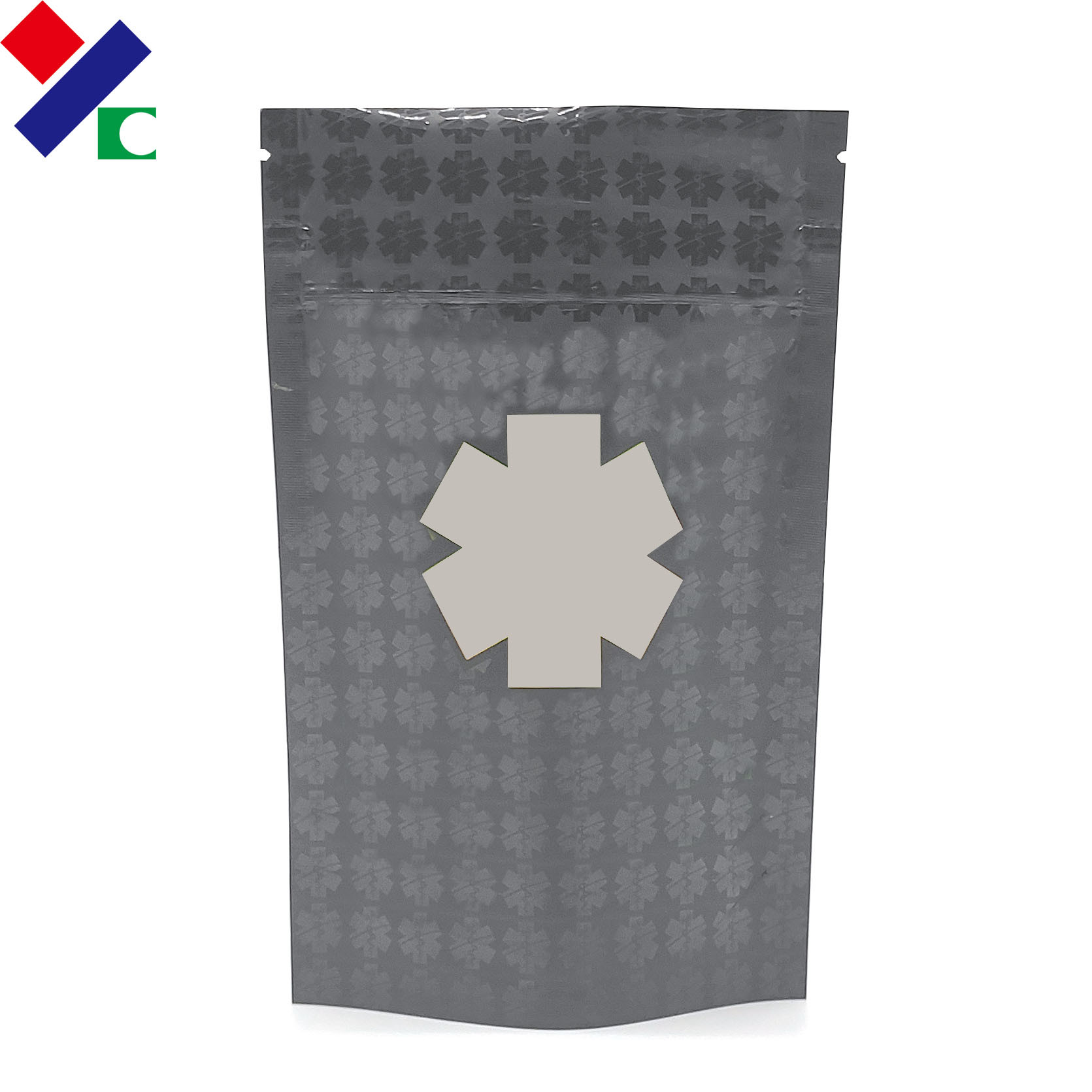 Oxygen Proof 500g Matt Stand Up Zipper Bags With Window