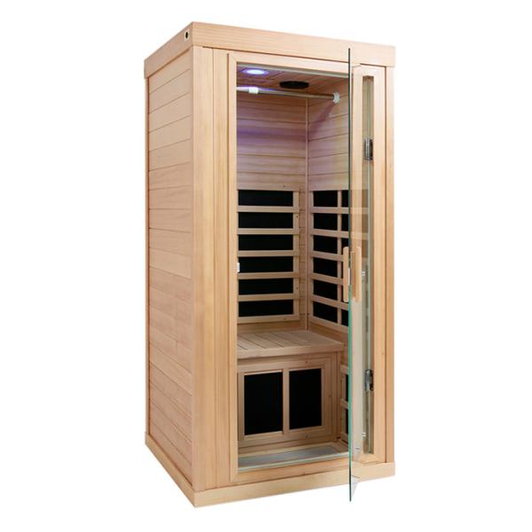 Buy cheap Wood Infrared Sauna Room One Person For Rejuvenation Infrared Therapy from wholesalers