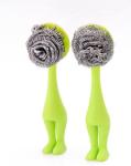 No Peculiar Smell Stainless Steel Scrub , Antibacterial Stainless Steel Scourer