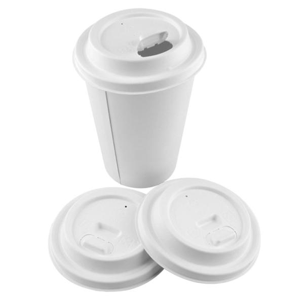 Cup Cover With 8oz 12oz 16oz Biodegradable Fiber Bagasse Sugarcane Coffee