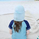 Adjustable Wide Brim Childrens Bucket Hats UV 50+ 100% Cotton