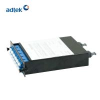 Buy cheap 24 Fully Loaded Fiber Optic Cassettes 12 Ports LGX MPO Cassette Module product