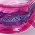 Glossy Lamination Promotional PVC Bags , Silk Screen Printing Zipper PVC Bag