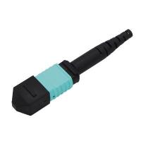 Buy cheap MPO Fiber Optic Connector Male/Female SM OM1-OM4 8/12/24 Cores 3.0mm Cable product