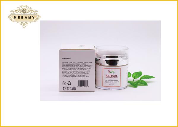 Quality OEM Herbal Retinol Cream For Face With Hyaluronic Acid , Vitamin E And Green Tea for sale