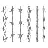 Buy cheap Prison Roll 12.5 Barbed Fencing Wire Low Carbon Steel from wholesalers