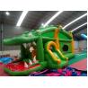 Buy cheap Green Crocodile Bounce House 0.55mm PVC Material Reinforcements For Zipper Joints from wholesalers