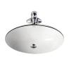 Buy cheap Ceram Glazed Under Counter Basin Oval Shape For Bathroom Toilet from wholesalers
