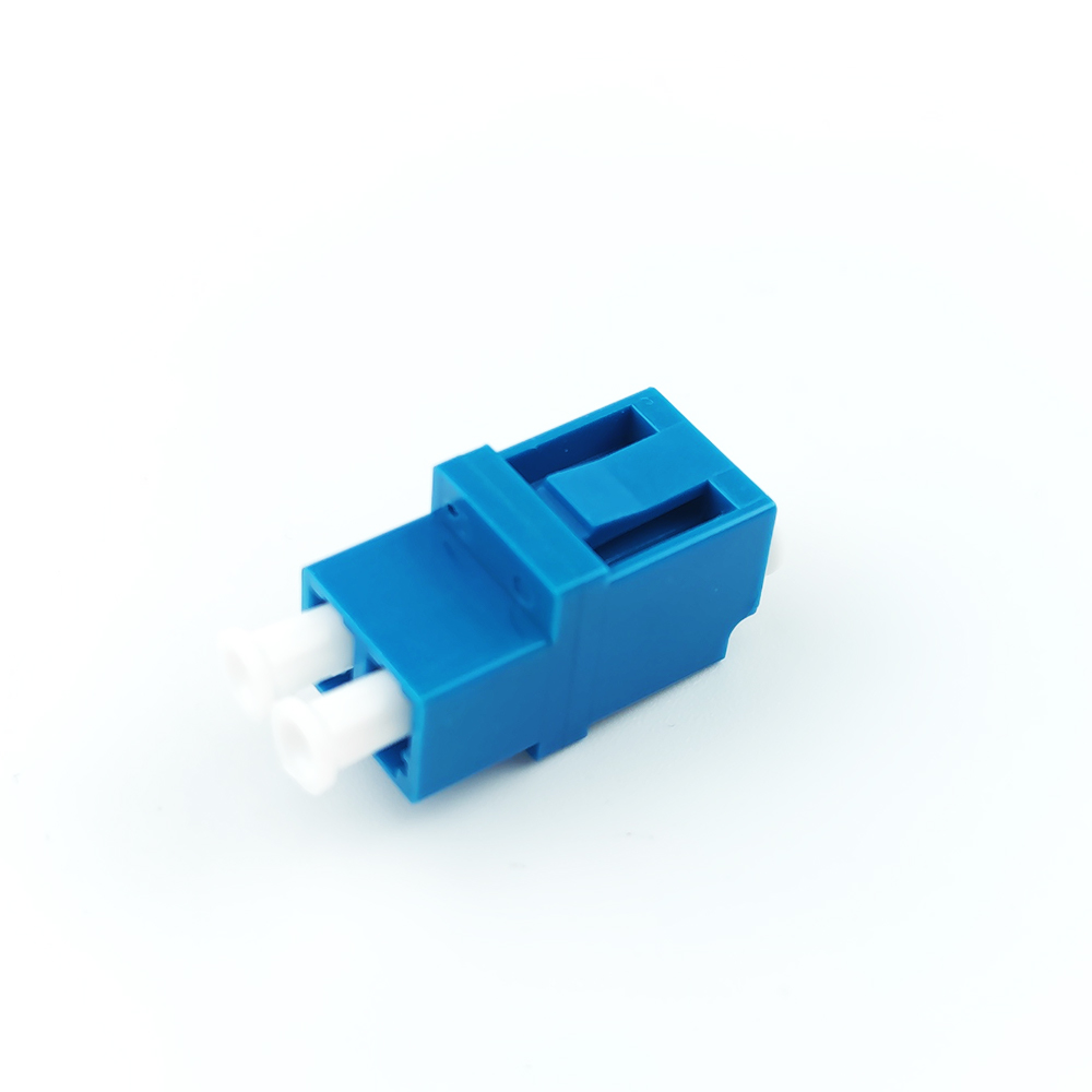 Blue Simplex LC UPC Optic Fiber Adapter Coupler Essential for FTTH Installations
