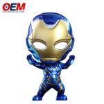 Customized Plastic Figurine Keychain Toys Flashlight Keychain