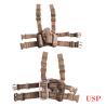 Buy cheap Customizable Concealed Leg Gun Holster 1911 For Glock 17 M92/USP/P226 from wholesalers