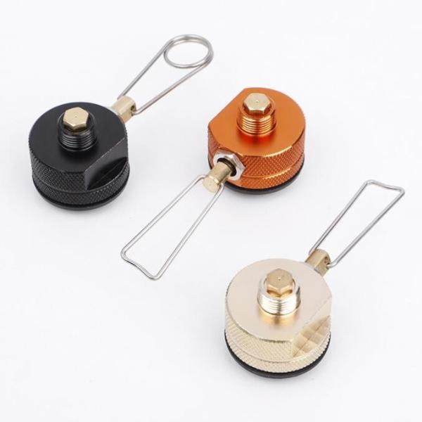 Buy cheap Customized Support OBM Black Orange Camping Stove Burners Propane Tank Refill Adapter from wholesalers