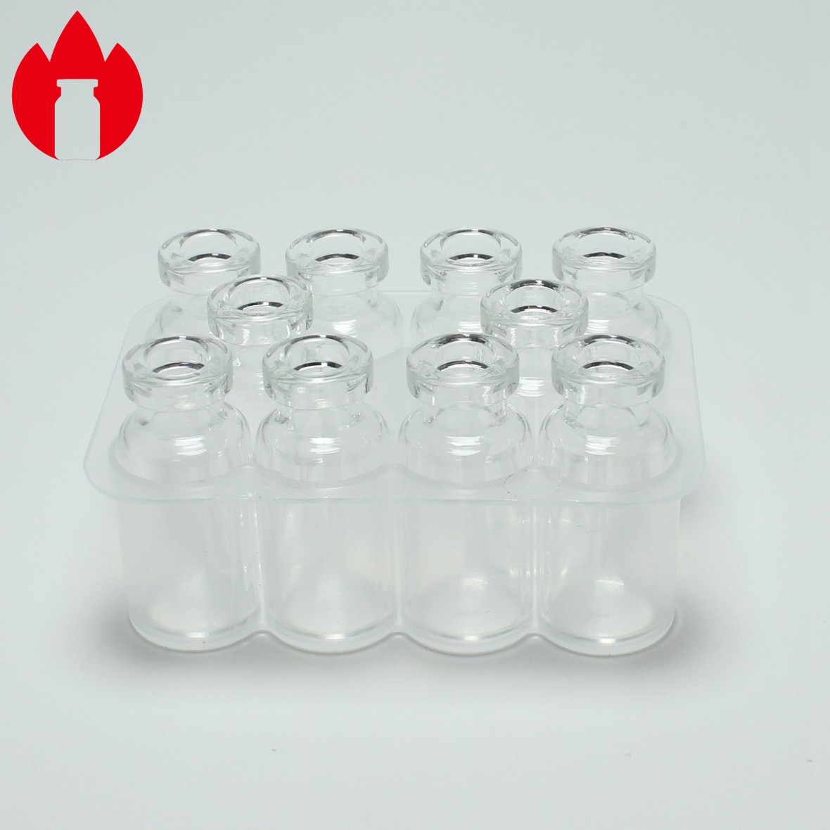 2ml Clear Sterile Glass Vial With Plastic Box