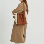 30cm 8cm Ladies Shoulder Bag BSCI Woven Leather Shoulder Bag