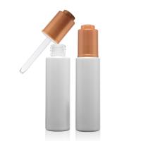 Buy cheap Customized Essential Oil Press Push Dropper Bottle Serum Package 30 Ml Glass product