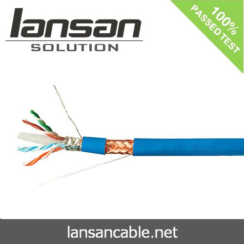 Buy cheap High Frequency Cat 6 Network Cable Pure Copper Fluke 350Mzh SFTP from wholesalers