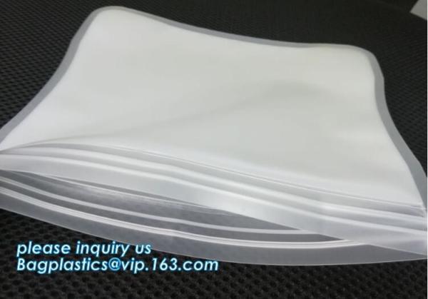 Buy cheap Seal Reusable Fresh Vegetable Meat Dog Cat Pet Food Storage Easy Clean 1 Liter Silicone Food Bag For Refrigerator bageas from wholesalers