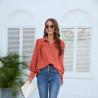 Buy cheap Chiffon White Ruffle Shirt Autumn Spring Hooded Collar Women Trucksuit from wholesalers