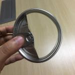 Aluminium EOE / Tinplate Easy Open Lid International Standard SGS