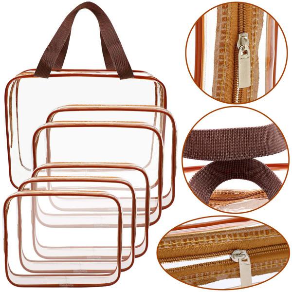Buy cheap 6pcs Zipper Closure Portable Waterproof Cosmetic Bags For Travel from wholesalers
