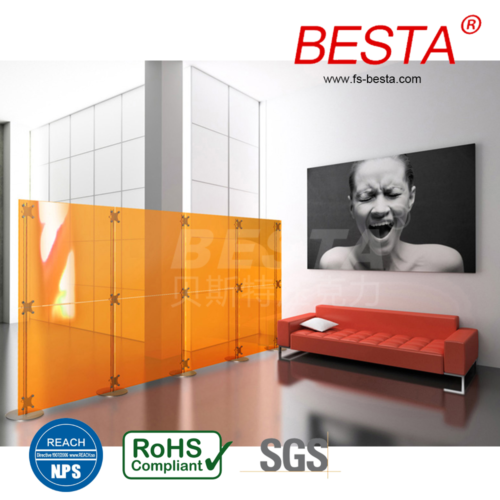 RoHS Commercial Acrylic Panels Office Workstation Partition Plexiglass Plastic Sheets