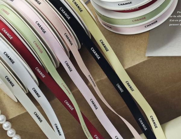 Buy cheap Xi Hua Mirror English Ribbon Matte High Grade Milk Silk Satin Ribbon Flower Packaging Material Gift Box Handmade DIY Material from wholesalers