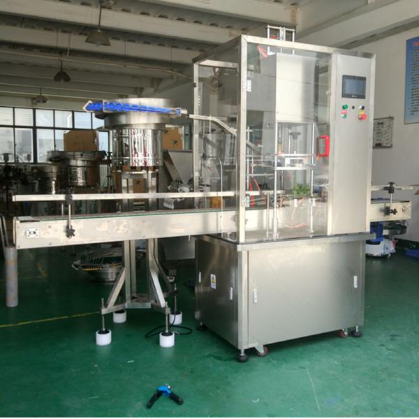 Quality 80mm Edible Oil Bottle Capping Machine 1000bph Linear Screw Capping Machine for sale