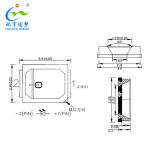 460nm-465nm Blue 2835 SMD LED Chip 18V-72V With Low Power Consumption